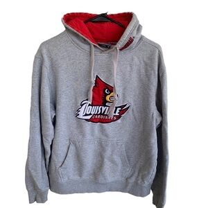 Louisville Cardinals Hoodie Sweatshirt Colosseum Embroidered Youth Size Medium